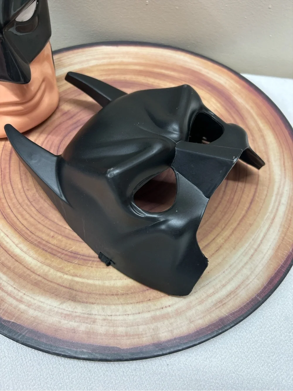 Batman Halloween Candy Bucket Basket Rubies DC Comics Mask Costume Decor Lot